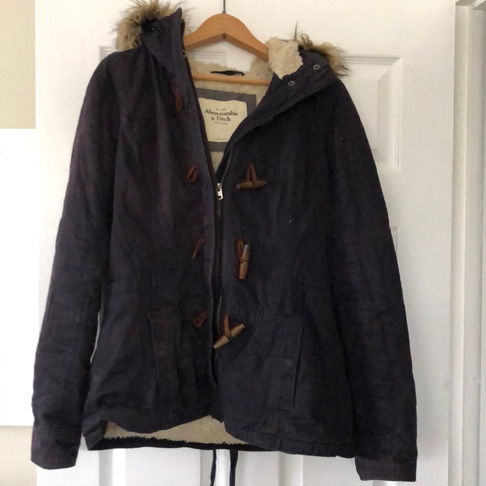 Abercrombie and Fitch Sherpa lined coat